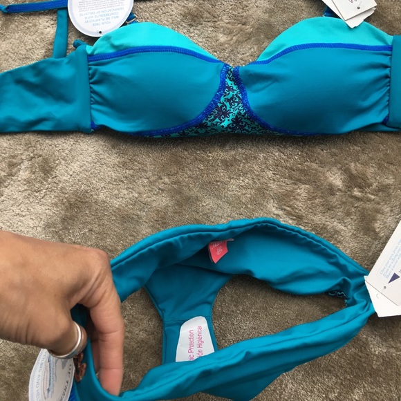 Maaji bikini NWT, bandeau top & cheeky bottoms. - Picture 3 of 6